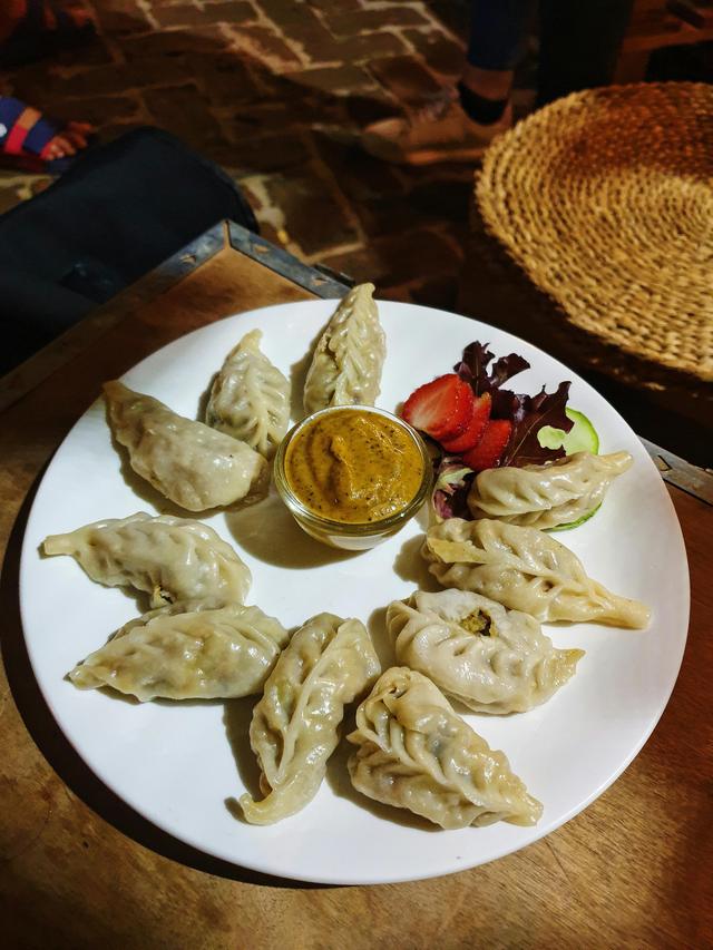 Traditional momos